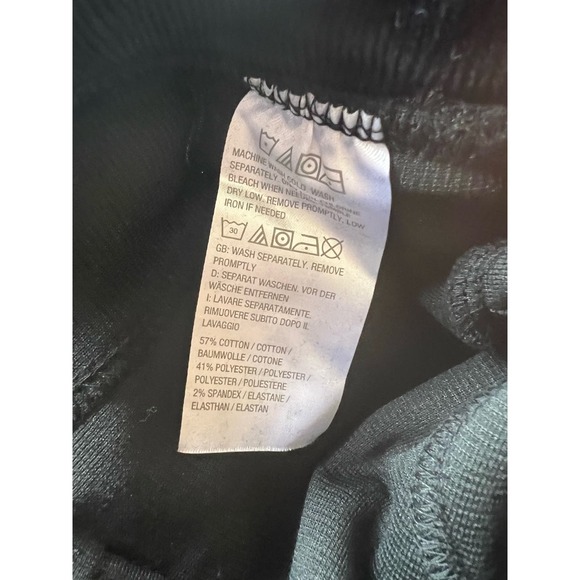 Susan Graver Regular Knit Corduroy Straight Leg Pull-On Pants BLACK SIZE S NWOT - Picture 7 of 9